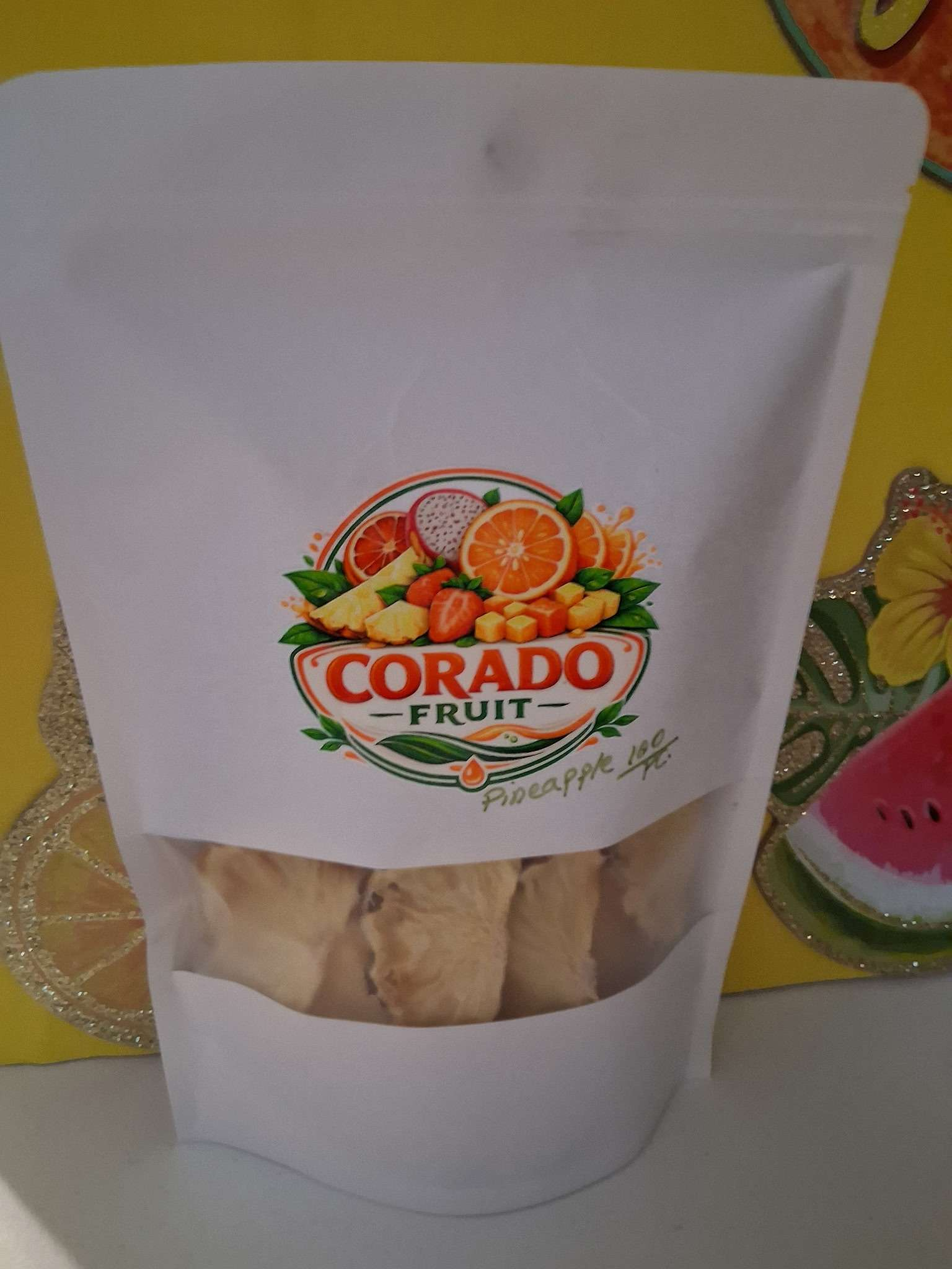 100pc Pack of Dried Pineapple